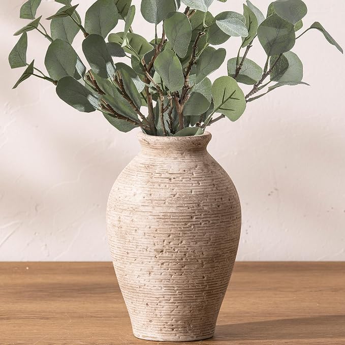 Vanselia Ceramic Flower Vase Home Decor by VanseliaHome