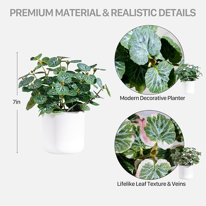 Small Artificial Plants Desk Potted Plants - Image 2
