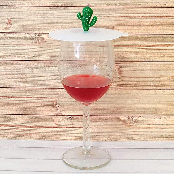 Wrapables® Cactus Silicon Cup Lids, Anti-Dust Airtight Mug Covers - Image 2