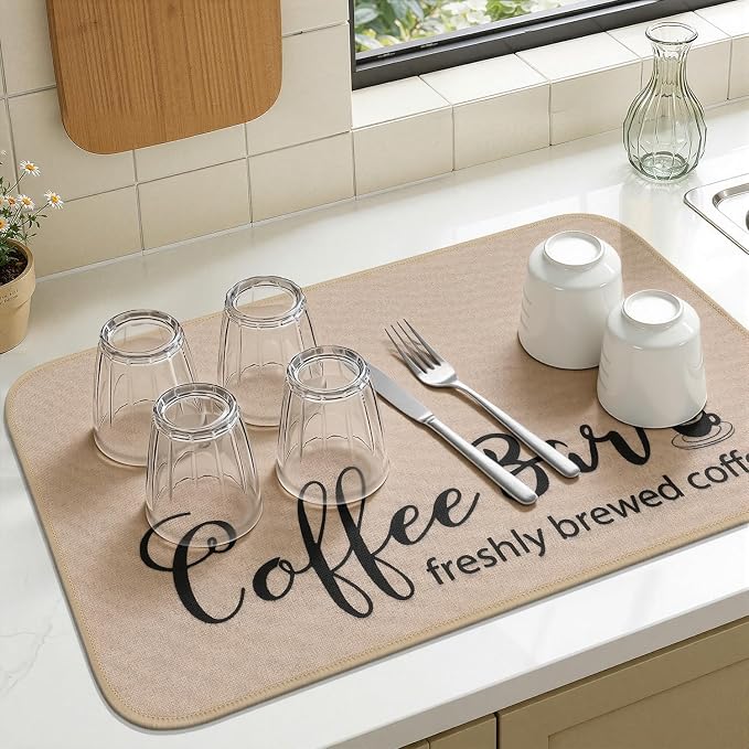 Findosom Dish Drying Mat, Cuttable Drying Mat - Image 9