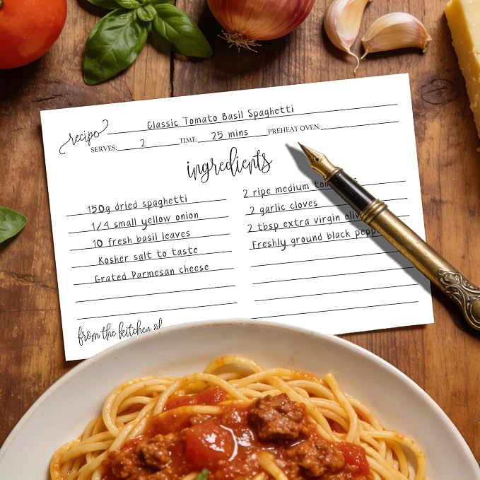 100 Pack 4x6 Recipe Cards Double Sided - Image 5