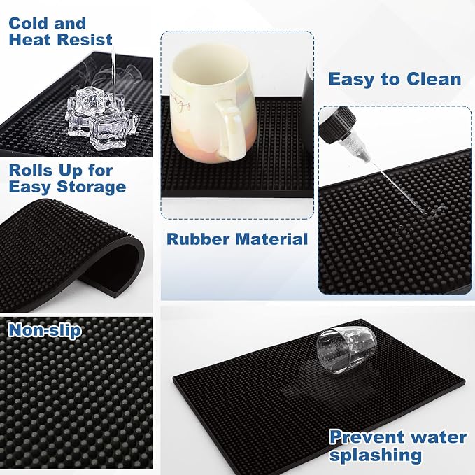 4 Pack Bar Mats for Countertop 24"x12" - Image 3