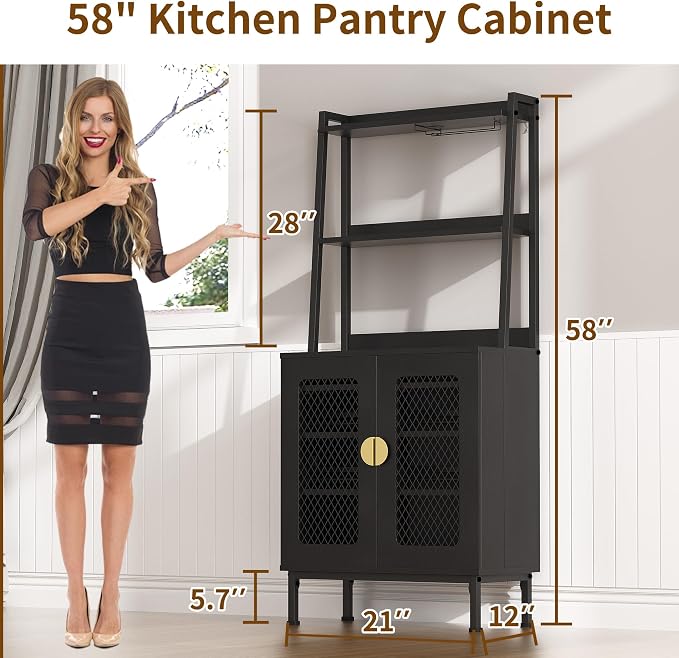 kepptory 58" Kitchen Baker's Rack - Image 2