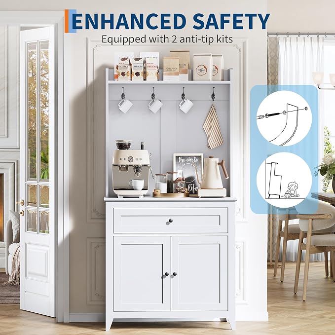 IDEALHOUSE 63'' Pantry Cabinet - Image 6