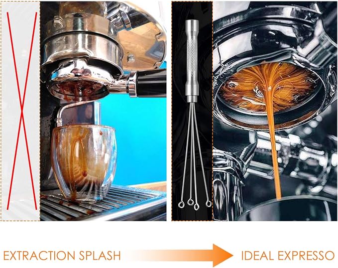 Espresso Coffee Stirrer, MATOW Stainless Steel Mini Whisk - Image 7