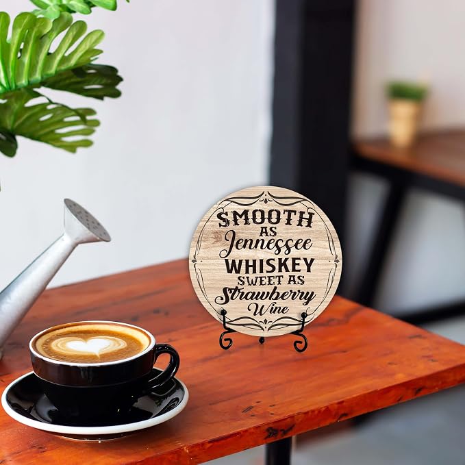 Country Home Decor, Home Bar Decor Accessories, Smooth As Tennessee Whiskey - Image 5