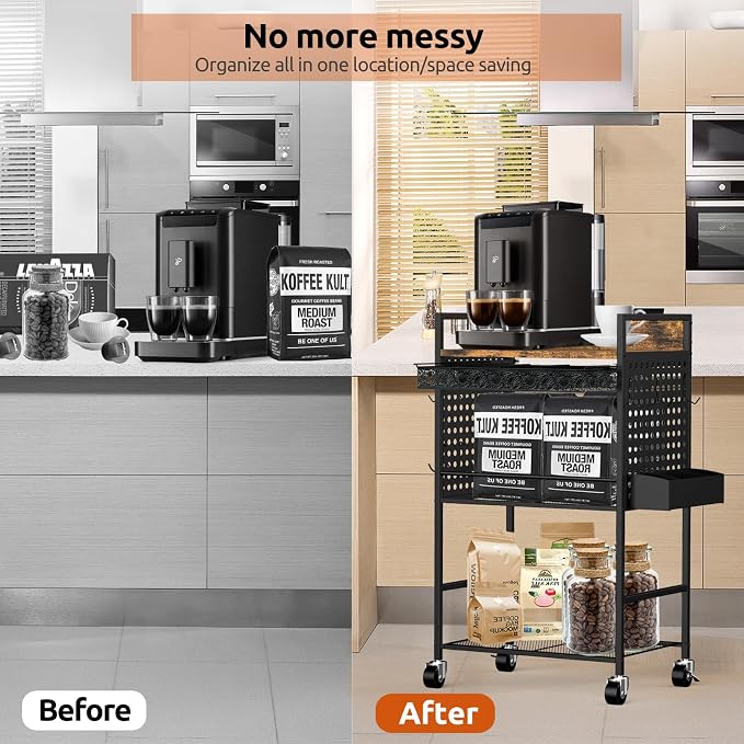 Compact Coffee Bar Cabinet - Image 6