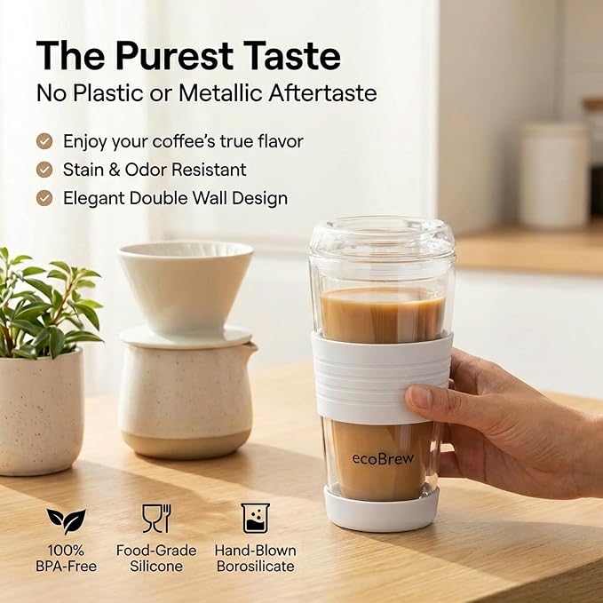 16oz Double Wall All Glass Tumbler - Image 3