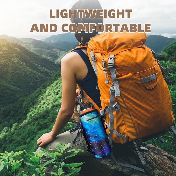 Water Bottle Carrier, Insulated Neoprene Water Gym Travel bottle Holder Bag - Image 4