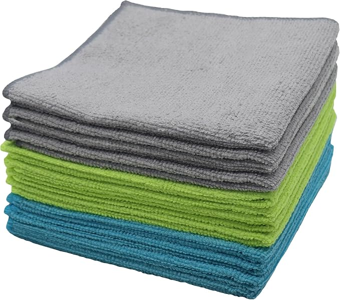 Grip 12 pc Microfiber Cleaning Cloths by GRIP
