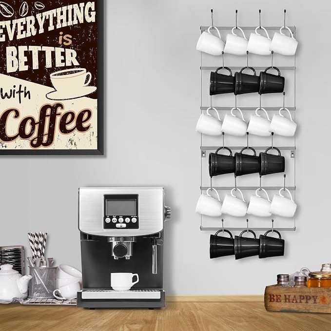 Sorbus Mug Rack for Wall - Image 2