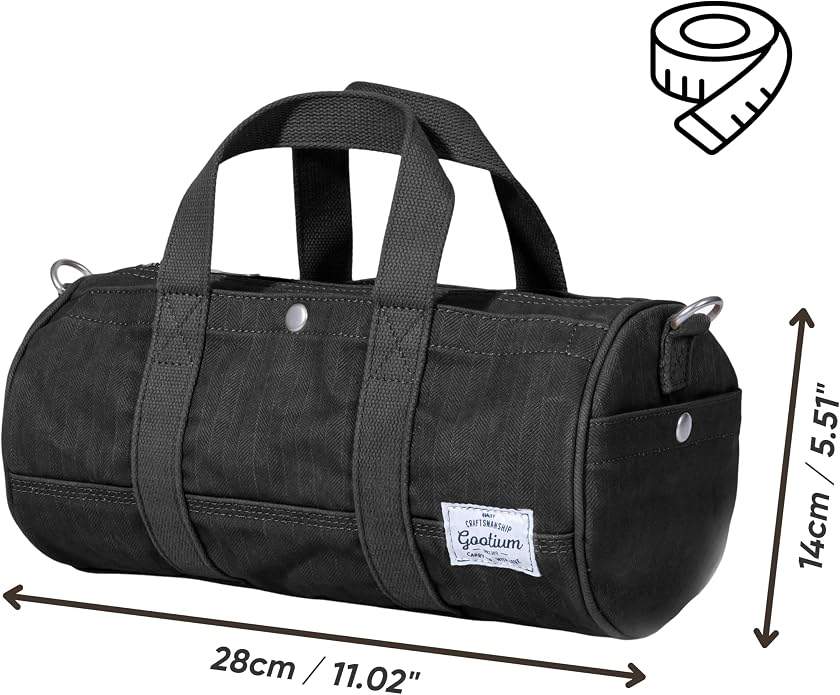 GOOTIUM Compact Crossbody Bag – Canvas Shoulder Bag & Travel Organizer – - Image 5