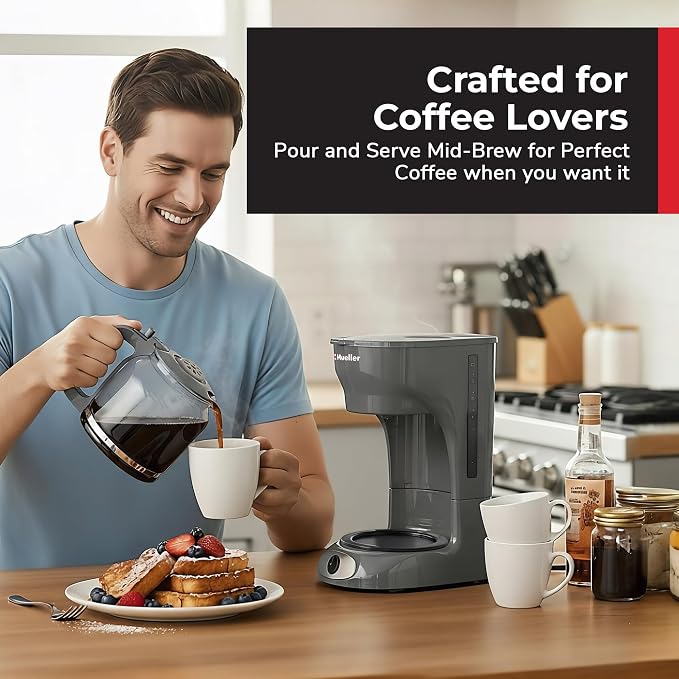 MUELLER HOME 12-Cup Drip Coffee Maker Perfect - Image 8