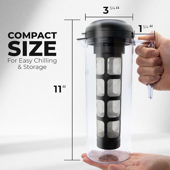 VINCI Cold Brew 360, Plastic Cold Brew Coffee Maker Featuring Patented Dual - Image 6