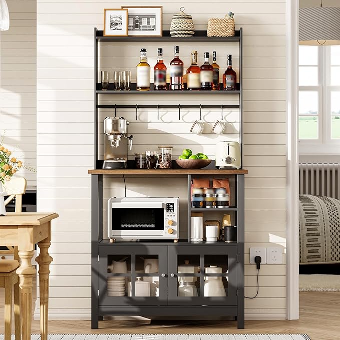 ChooChoo Farmhouse Coffee Bar Cabinet by ChooChoo