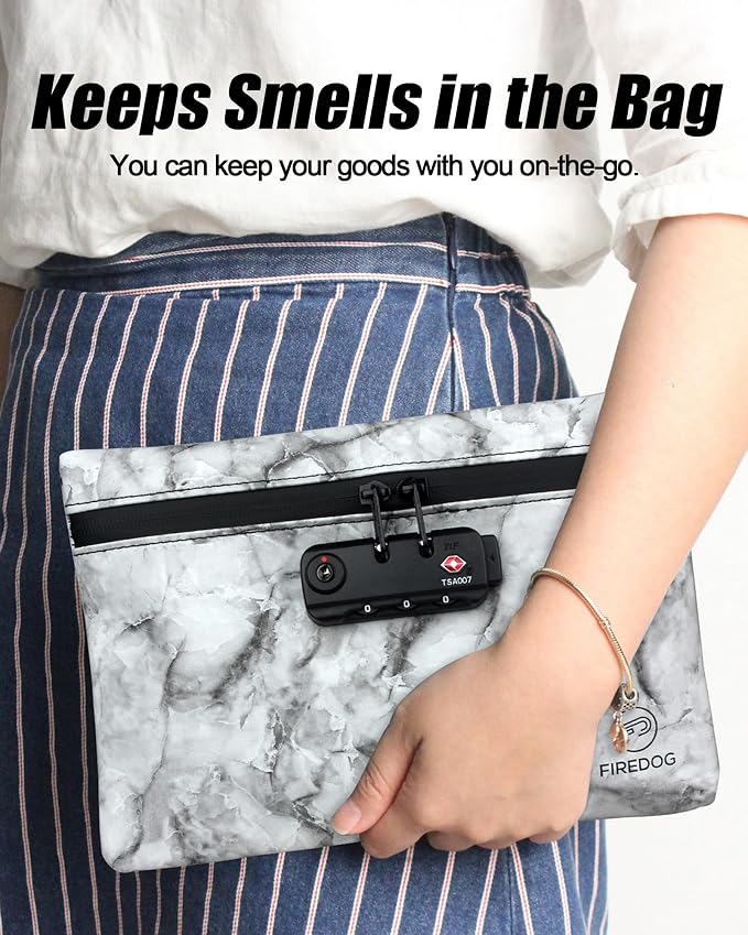FIREDOG Smell Proof Bag with Combination Lock - Image 5