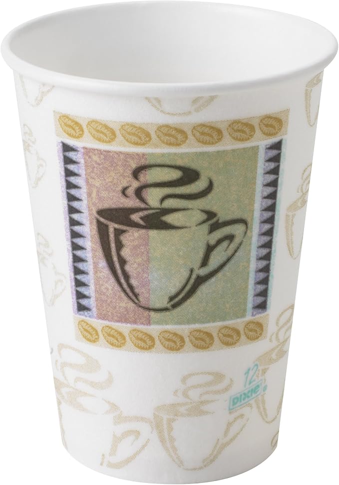 Georgia-Pacific PerfecTouch 5342DX WiseSize Coffee Dreams Insulated Paper Cup - Image 2