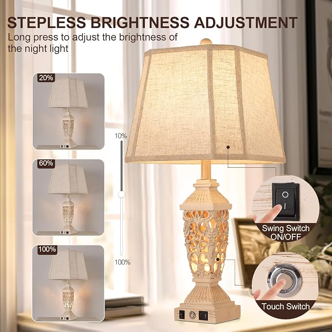 AIDENOEY Farmhouses Table Lamp - Image 4