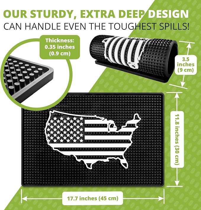 American Flag Bar Mat - Image 6
