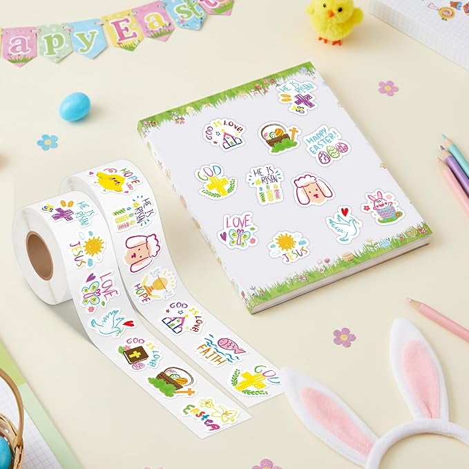Haooryx Easter Graffiti Sticker Rolls - Image 4