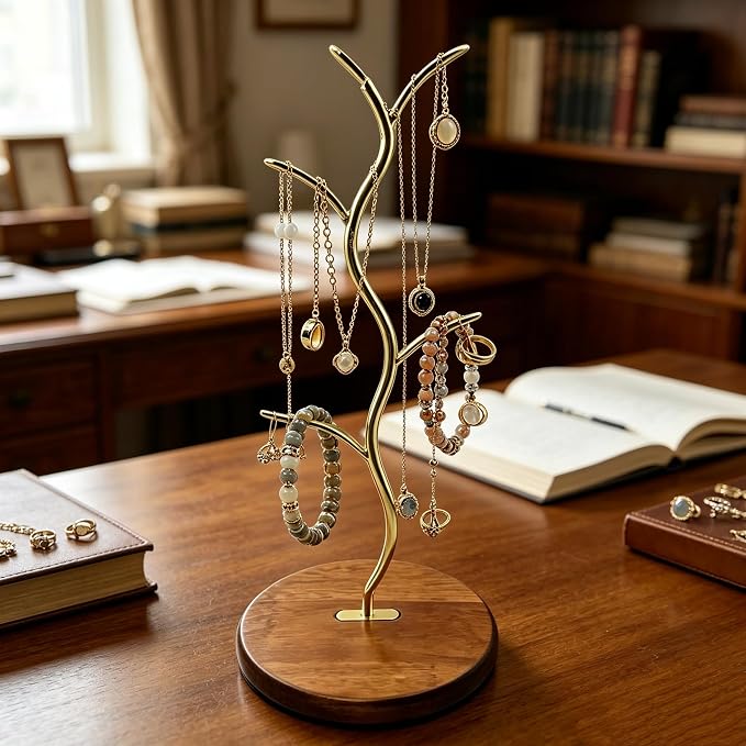 Mi hogar Leaf-Shaped Mug Tree Stand - Image 5