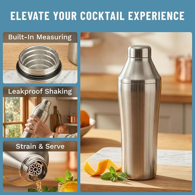 Elevated Craft Hybrid Cocktail Shaker - Image 3