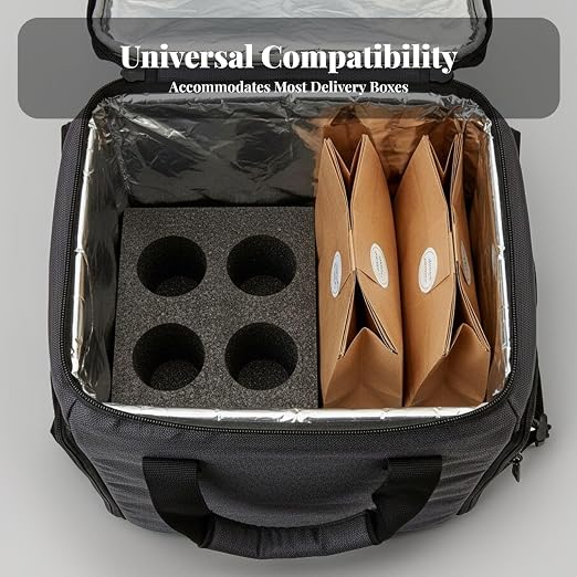 Foam Drink Carrier Tray, 4-Hole Reusable Cup Holder - Image 6