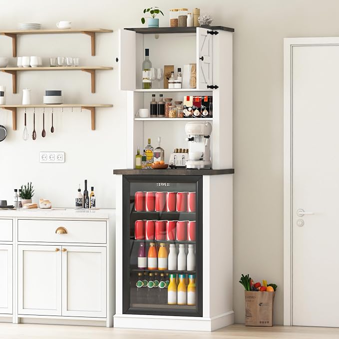 73'' Tall Mini Fridge Cabinet - Image 6