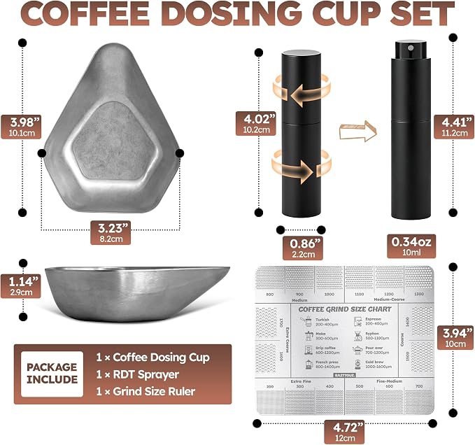Coffee Bean Dosing Cup Set - Image 2