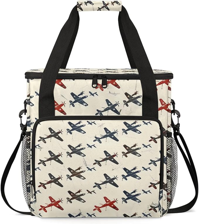 Airplane Coffee Maker Carring Bag, Large Insulated Storage Organizer Case Tote by Home