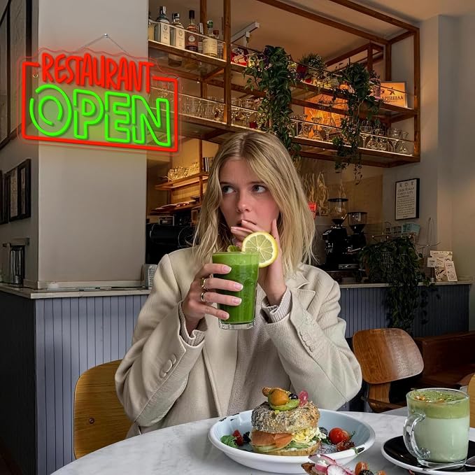 Restaurant Open Neon Signs Led Open Sign - Image 5