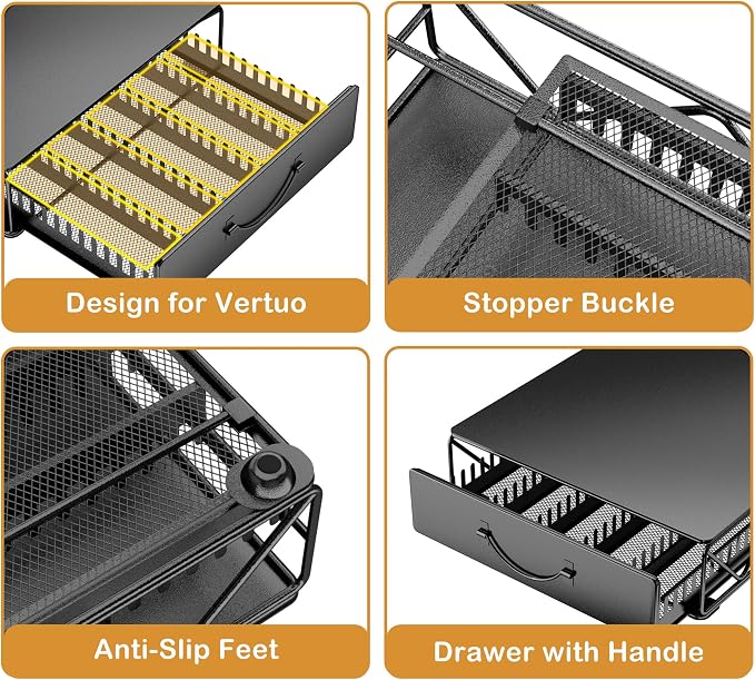 HFHOME Coffee Pod Holder Drawer Compatible - Image 7