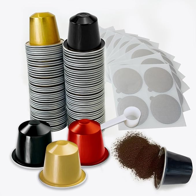 Espresso Capsules Refillable Coffee Pods by Nuyoach