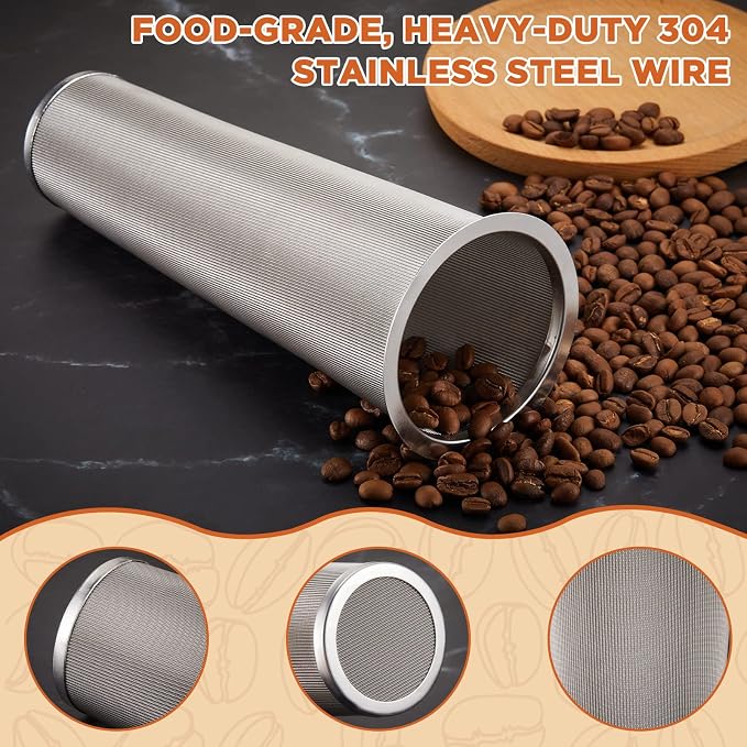 3 Pcs Cold Brew Coffee Filter Stainless Steel Filter Coffee Tea Infuser - Image 3
