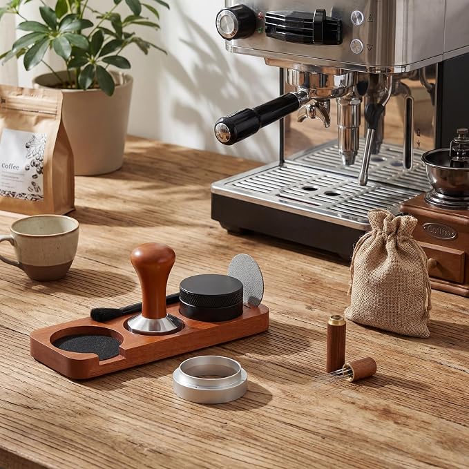 7 Pcs Espresso Accessories Kit, 58 mm Coffee Tamper Set Espresso Machine - Image 6