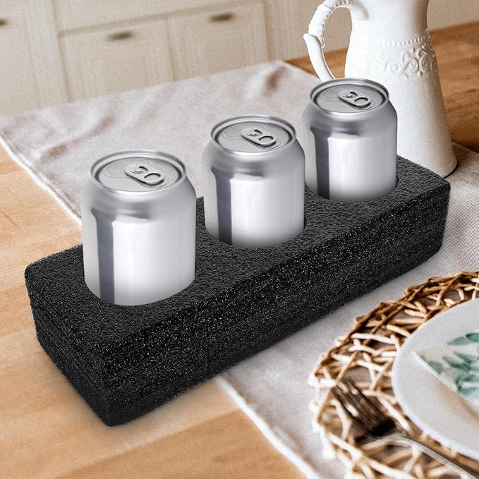 Vaguelly Portable Milk Tea Cup Holder 3-Hole Beverage Drink Carrier Tray - Image 3