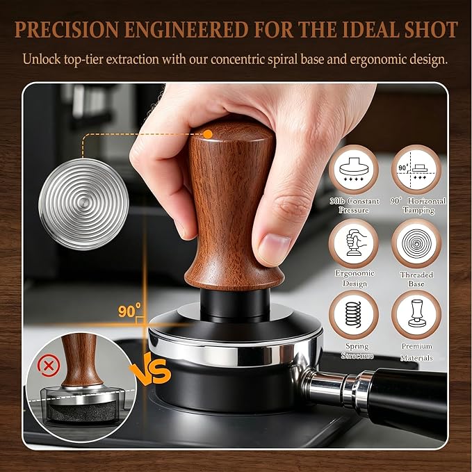 Fortuitousvel 9 PCS 54mm Espresso Accessories Kit - Image 5
