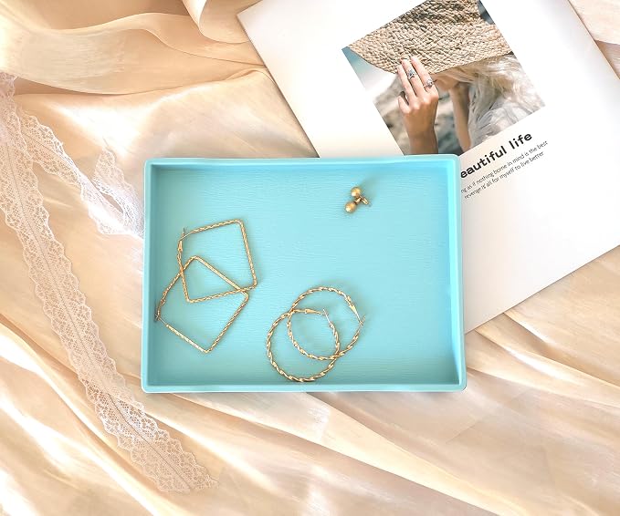 Small Blue Mini Serving Tray | for Serving Accessory, Perfume or Display Use. - Image 3