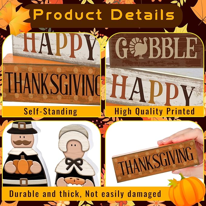 Lineshading 4 Pcs Fall Decoration - Image 5