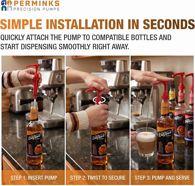 Syrup Pump Compatible with Torani, Davinci and Skinny - Image 5