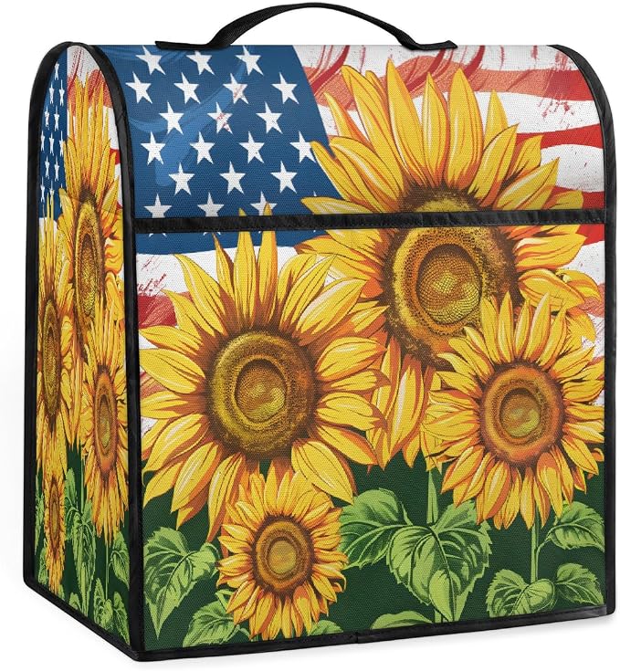Sunflower Art Kitchen Aid Mixer Cover Compatible Stand Mixer Dust Cover | Flag by YoYoYuchong