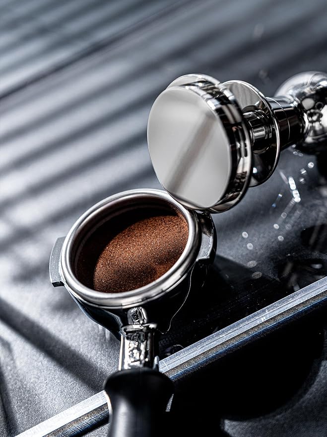 53mm Stainless Steel Espresso Tamper, Calibrated Spring Loaded Coffee Tamper - Image 6