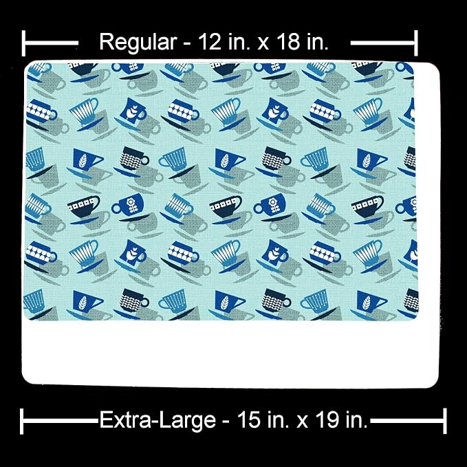 Coffee Maker Mat for Countertop – Absorbent, Non-Slip Coffee Bar Mat, Protects - Image 4