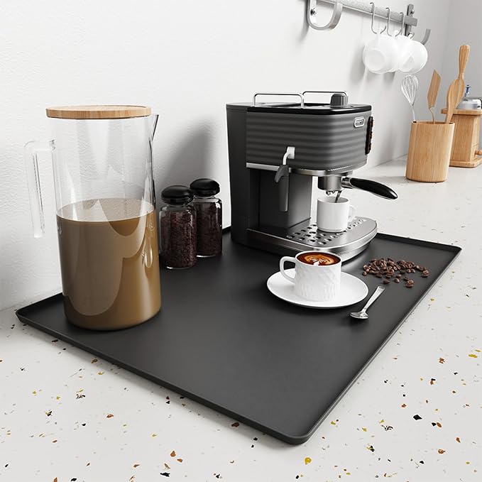 Silicone Coffee Mat, 24 x 16 Inch Non-Slip Heat Resistant, Large and Small - Image 7