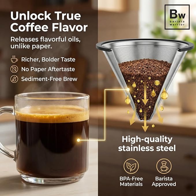Barista Warrior Reusable Coffee Filter - Image 4