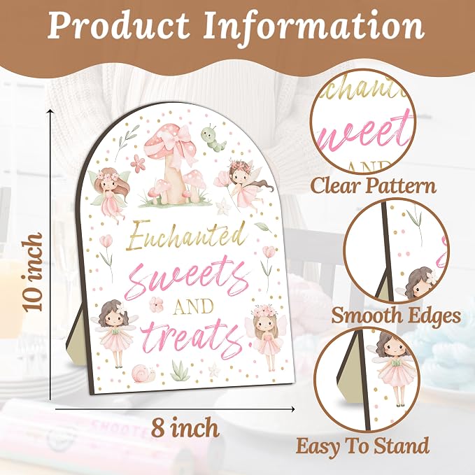 Sweets & Treats Table Sign, Fairy Bar Sign - Image 2