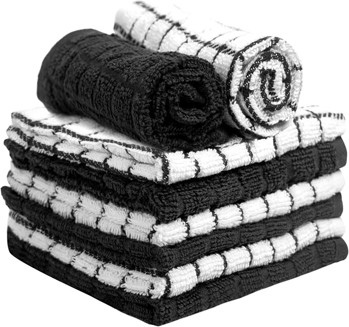 Bumble Dish Cloths | 12” x 12” | 100% Cotton Kitchen Towels | 405 GSM | Soft - Image 4