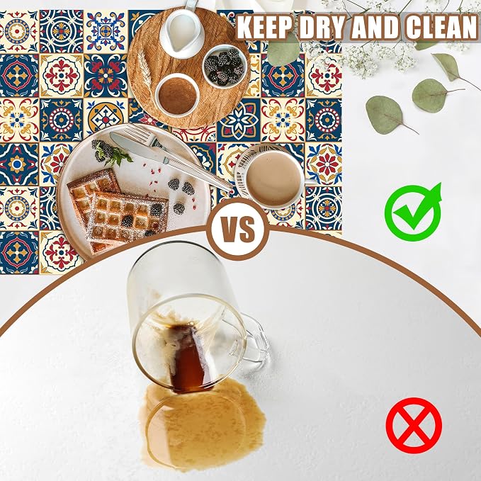 Dish Drying Mat Moroccan Tile Coffee Bar Mat - Image 6