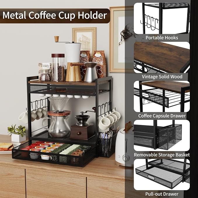 Coffee Bar Organizer Station - Image 6