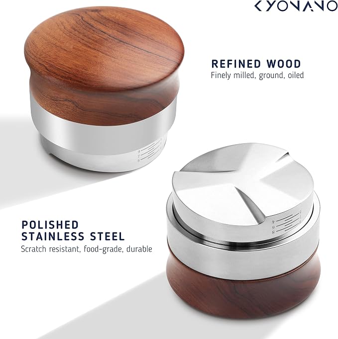 KYONANO Dalbergia Odorifera Wooden Coffee Distributor 51mm - Image 7